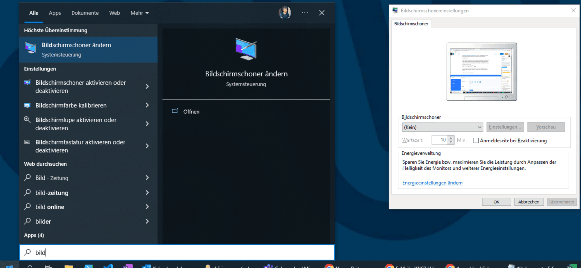 Bildschirmschoner ausschalten 2 Schritte Status Holder
